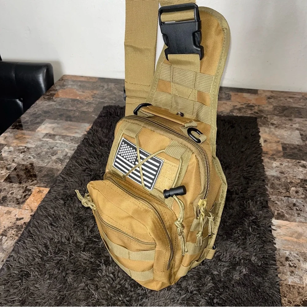Tactical Gear Shoulder Bag Multi-Use Crossbody for Phone, Tools, Everyday Carry”